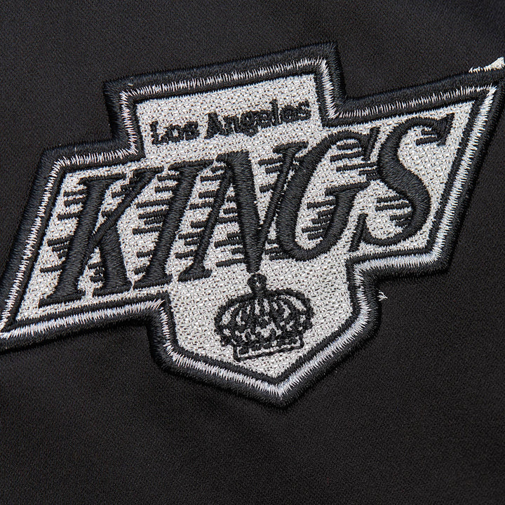 Wayne Gretzky LA Kings Mitchell & Ness Gray/ Black Lightweight Satin Jacket