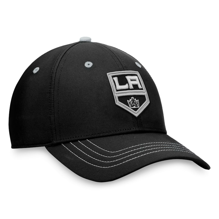 LA Kings Fanatics Authentic Pro Rink Structure Black Stretch Fit Hat