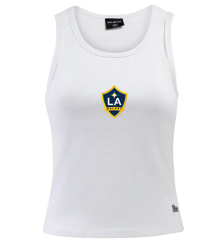 LA Galaxy Women's Hype & Vice MVP White Top
