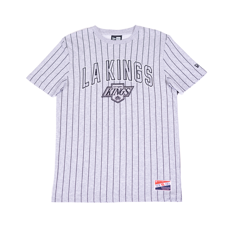 LA Kings Vintage Chevy Pinstripe Tee Grey