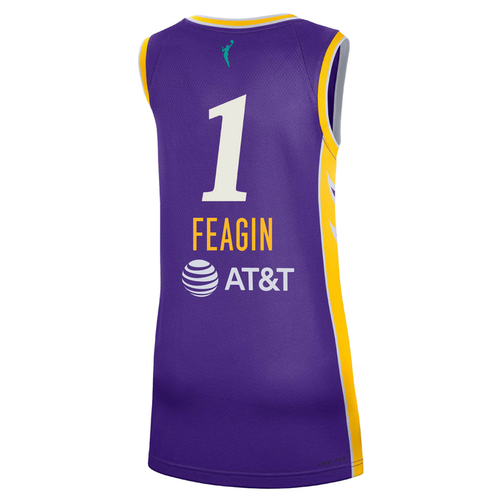 LA SPARKS SANIA FEAGIN NIKE PURPLE EXPLORER JERSEY