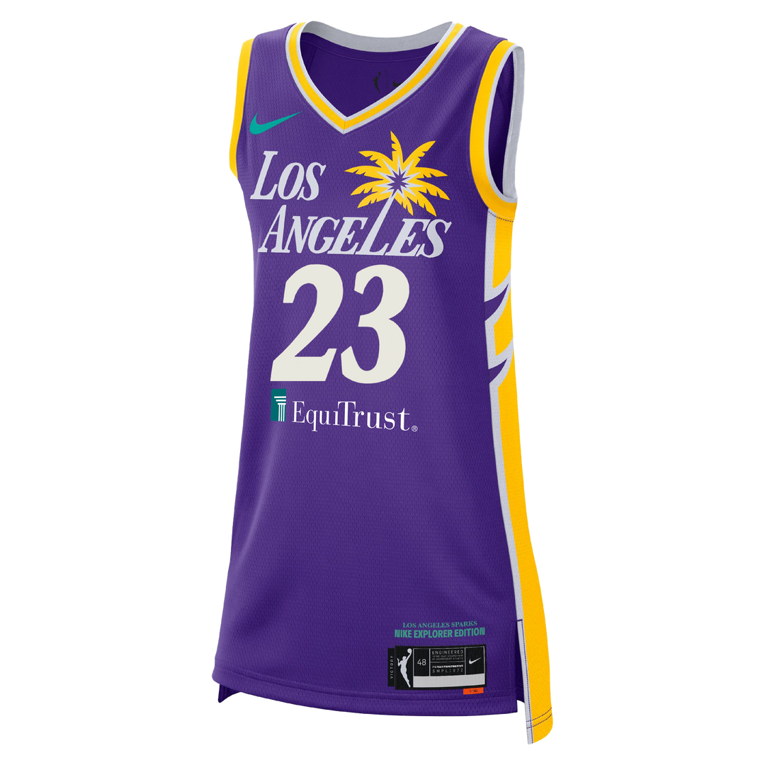 LA SPARKS AZURÁ STEVENS NIKE PURPLE EXPLORER JERSEY