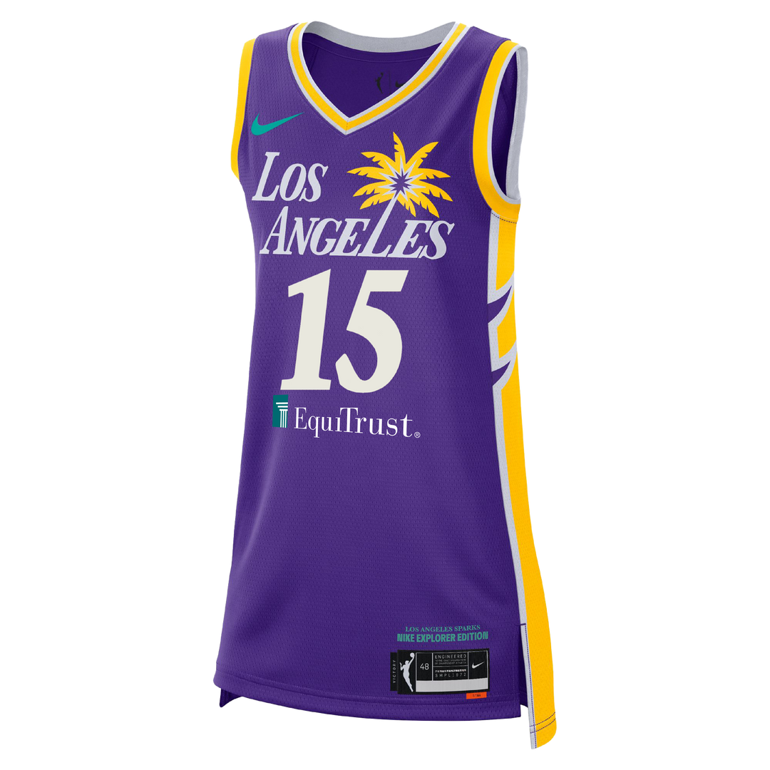 LA SPARKS AARI MCDONALD NIKE PURPLE EXPLORER JERSEY