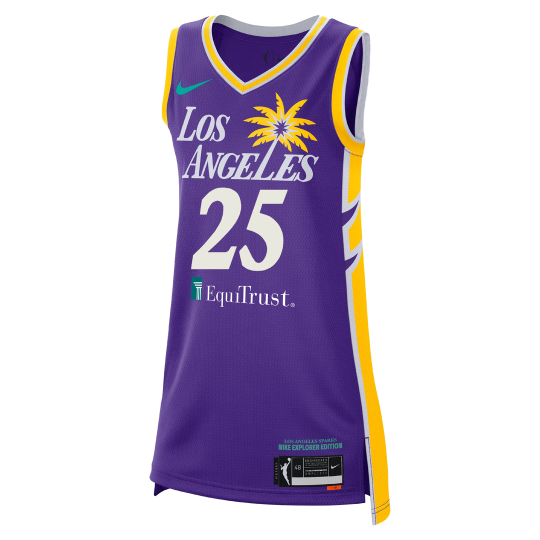 LA SPARKS LAYSHIA CLARENDON NIKE PURPLE EXPLORER JERSEY