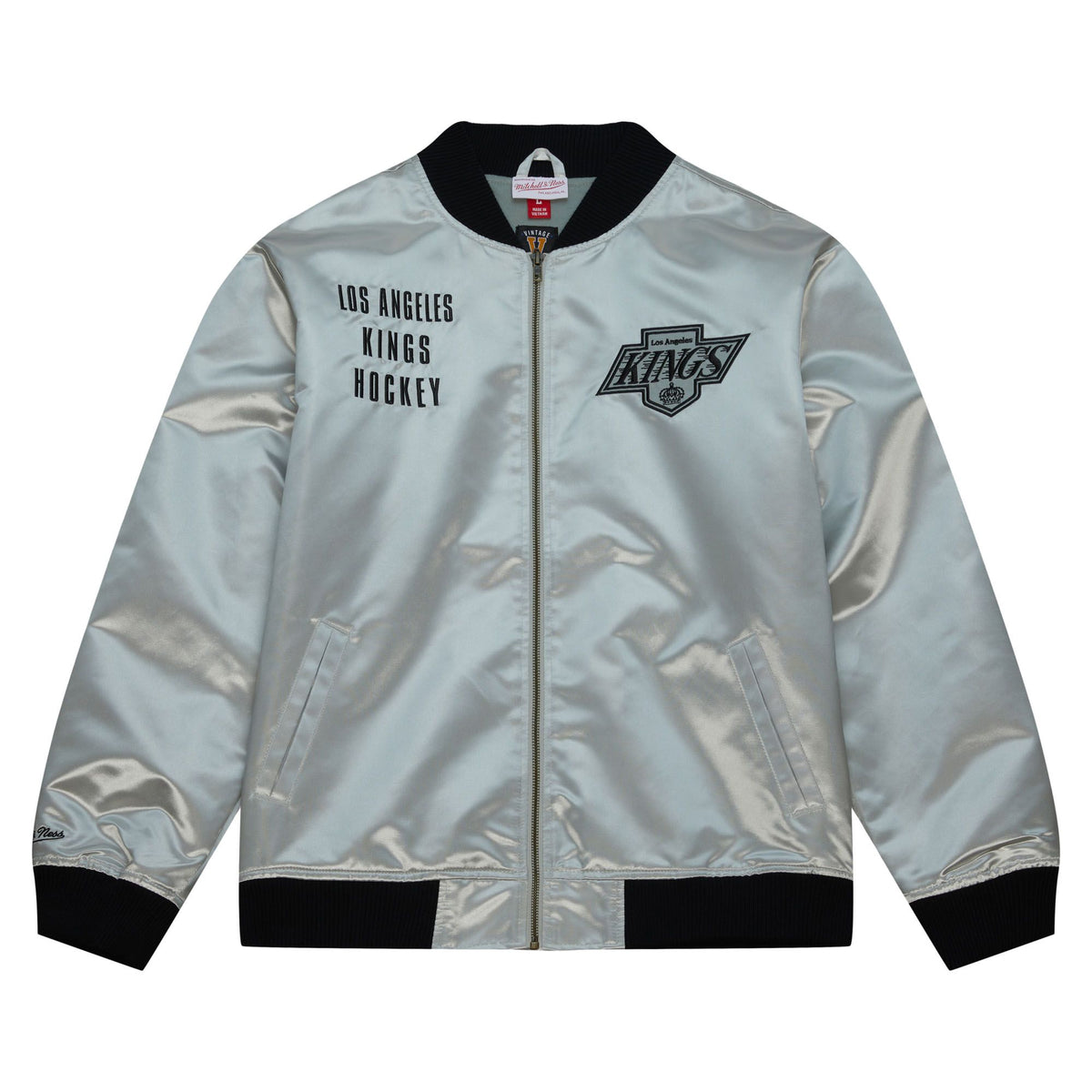 Kings Mitchell & Ness OG 2.0 Lightweight Chevy Logo Satin Jacket