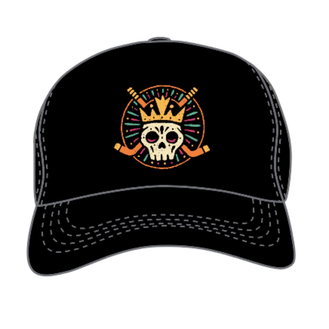 LA Kings Violent Gentlemen 2023 Día de Muertos Black Snapback Hat