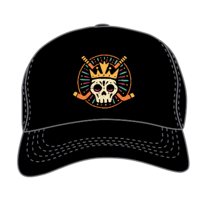 LA Kings Violent Gentlemen 2023 Día de Muertos Black Snapback Hat