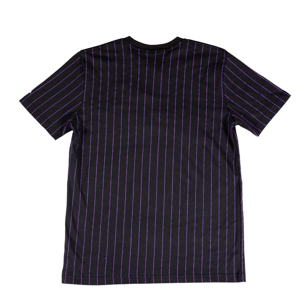 LA Sparks New Era Black Throwback Pinstripe Wordmark Tee