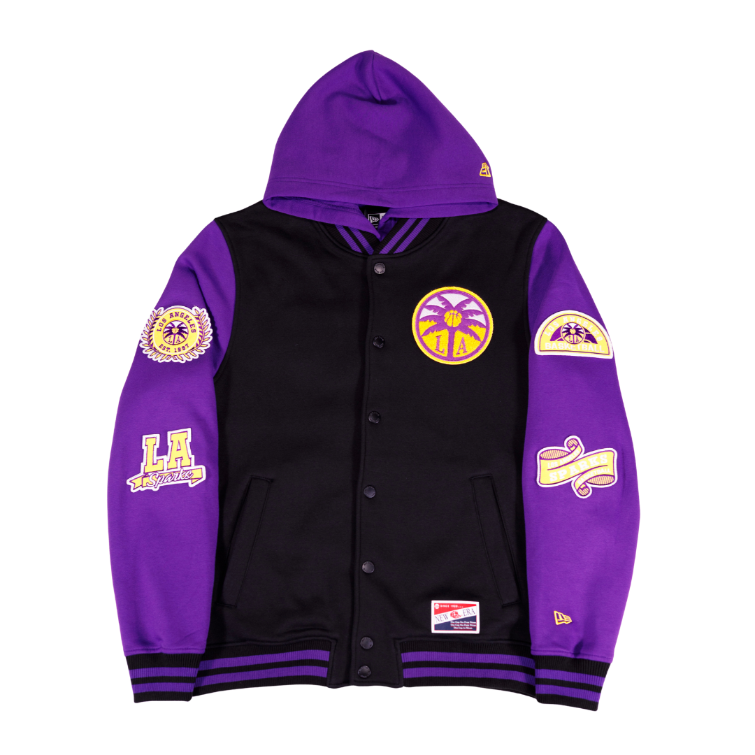 LA Sparks New Era Sport Night Hooded Jacket