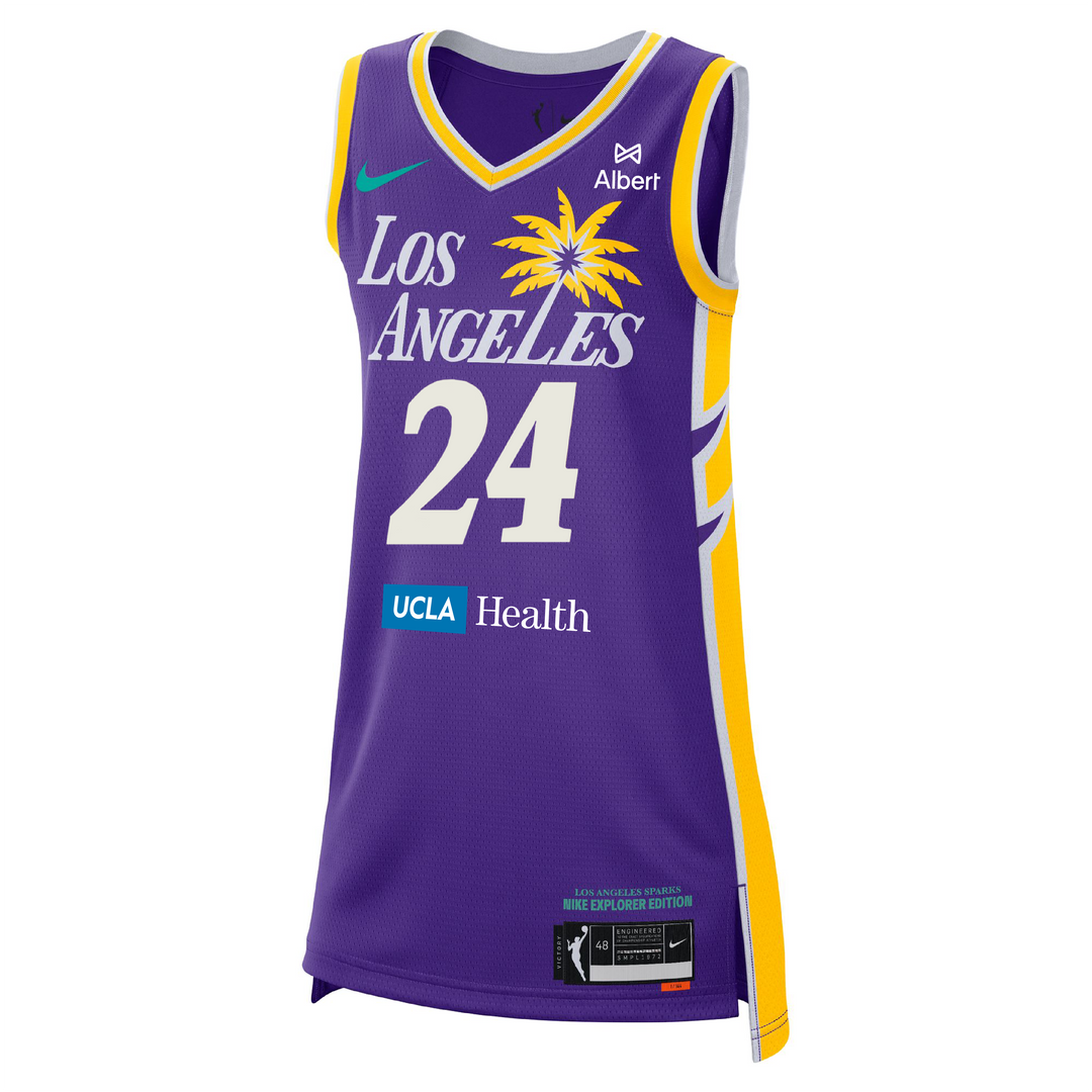 LA SPARKS ALISSA PILI NIKE PURPLE EXPLORER JERSEY