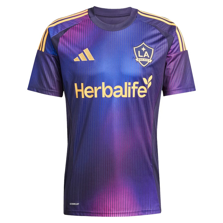 LA Galaxy adidas 25/26 Replica Purple Rizon Secondary Kit Jersey