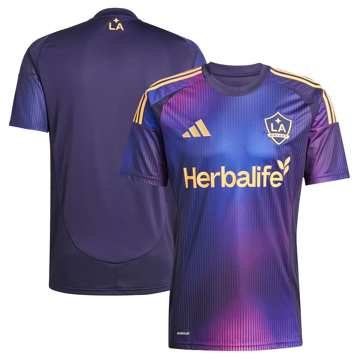 LA Galaxy adidas 25/26 Replica Purple Rizon Secondary Kit Jersey