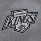 Kings Mitchell & Ness NHL Snow Washed Vintage Logo Gray Hoodie