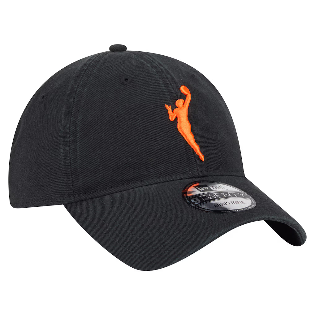 LA Sparks New Era Black WNBA Logo 920 Adjustable Hat