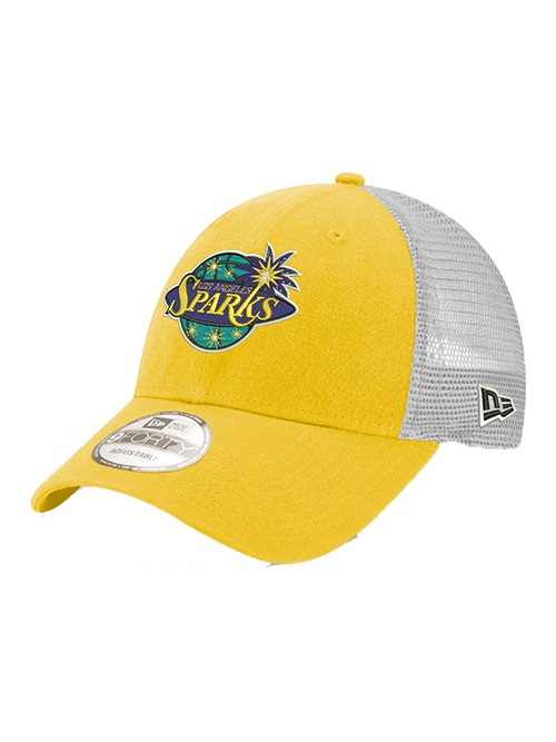 Los Angeles Sparks 9FORTY On Court White Mesh Adjustable Cap