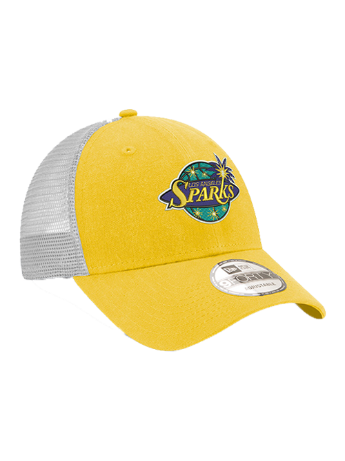 Los Angeles Sparks 9FORTY On Court White Mesh Adjustable Cap