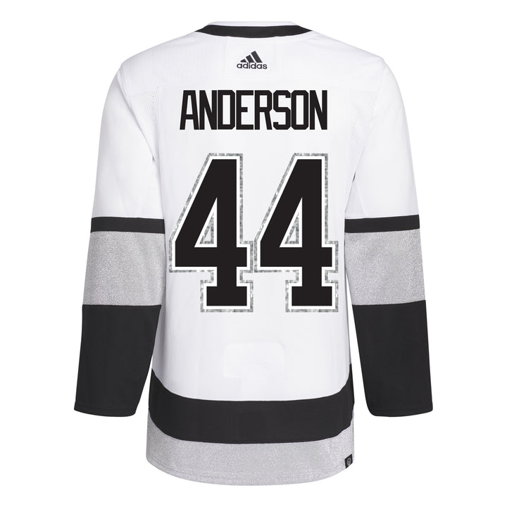 LA Kings Mikey Anderson Authentic adizero Primegreen Alternate Jersey