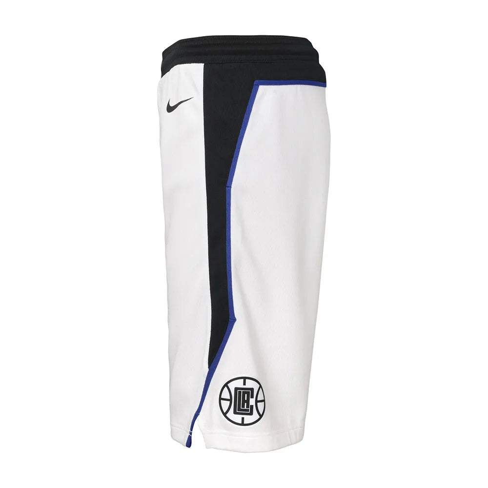 Los Angeles Lakers Nike Youth 2020/21 City Edition Swingman Shorts - White