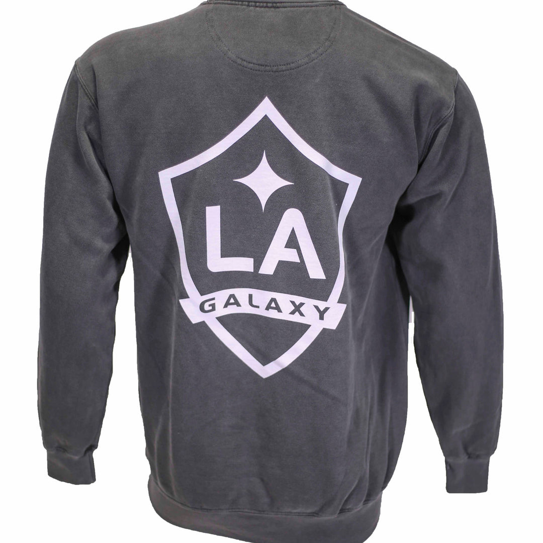 LA Galaxy Fleece Crew Neck Mineral Wash Sweatshirt - Unisex