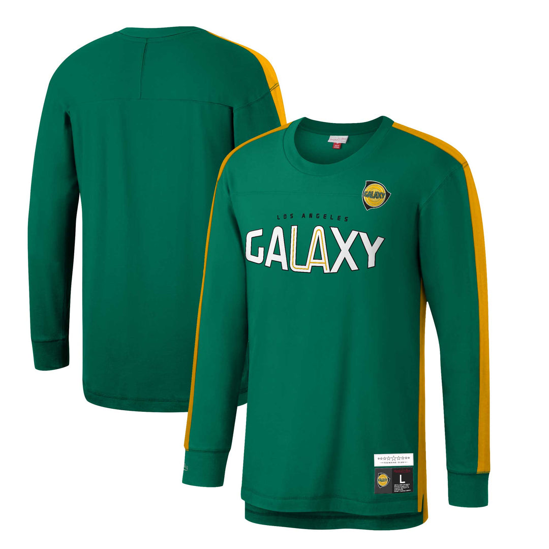 Mitchell & Ness La Galaxy Team Inspired Long Sleeve Shirt XS