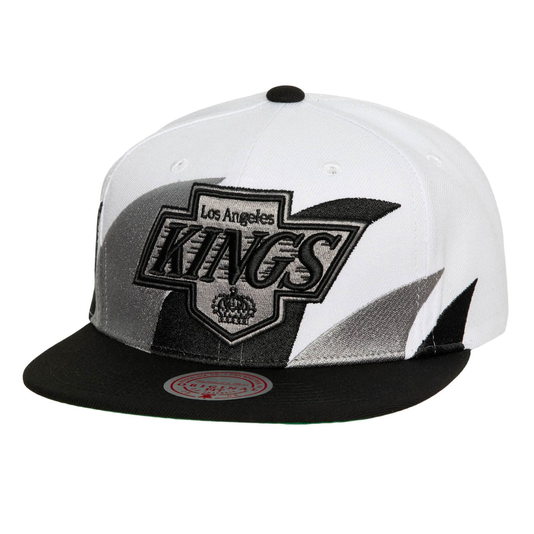 BAIT x NHL x Mitchell And Ness Los Angeles Kings Classic Chevron Snapback  Cap (black / gray)