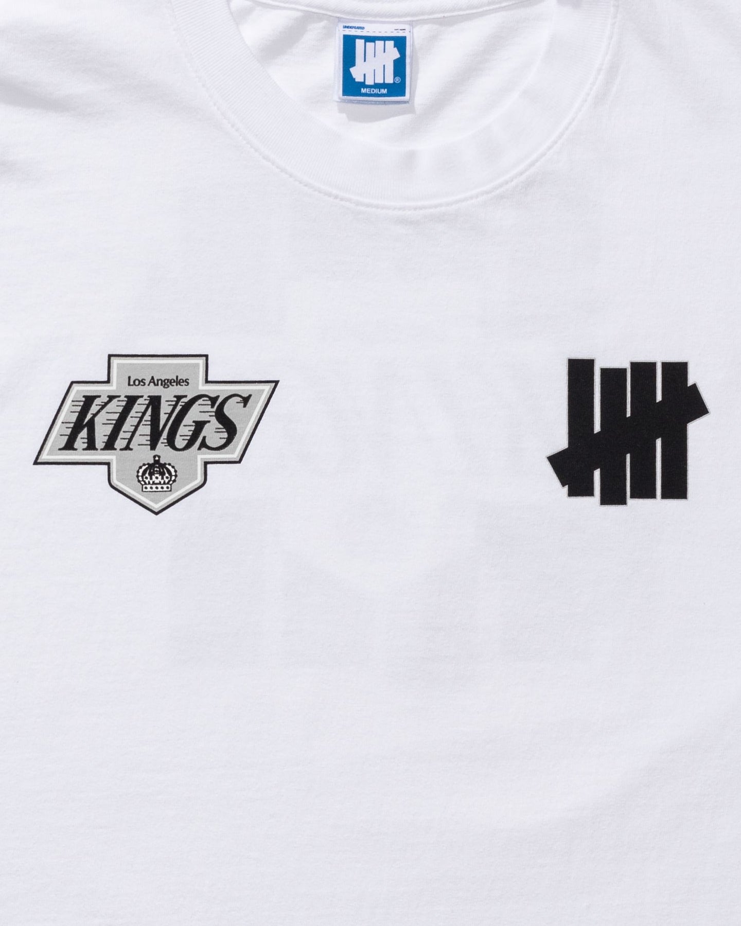 Undefeated x LA Kings Shirt Mens L Gray Short Sleeve NHL Hockey