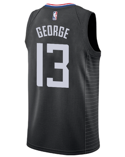 Nike La Clippers Paul George Statement Swingman Jersey 2XL / Black