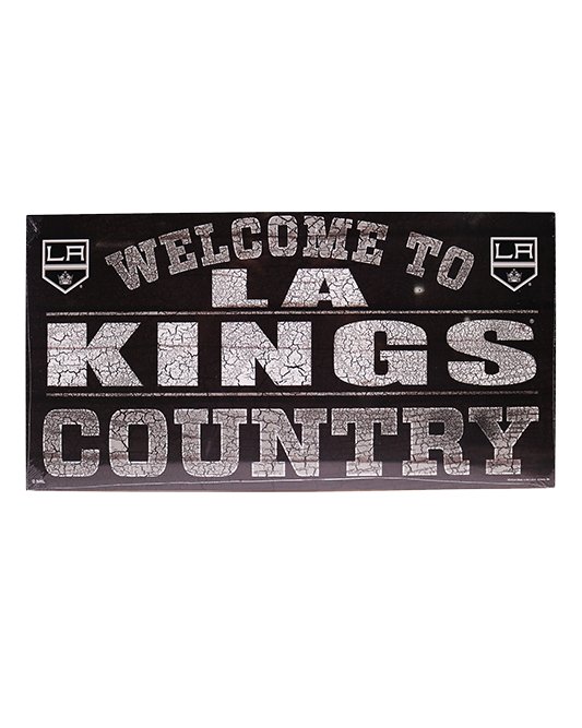 LA Kings Country 13x24 Wood Sign
